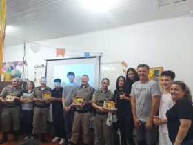 Brigada Militar realiza palestra sobre drogas na escola estadual de So Jos do Marat