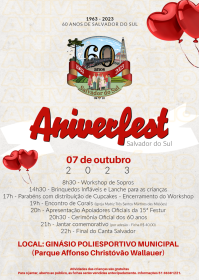 Em comemorao aos 60 anos do municpio, Prefeitura realiza nova edio do Aniverfest