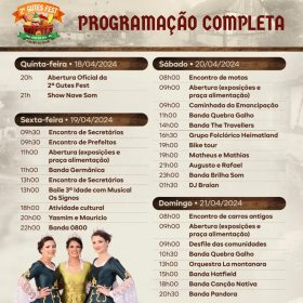 Gutes Fest de So Jos do Sul divulga programao