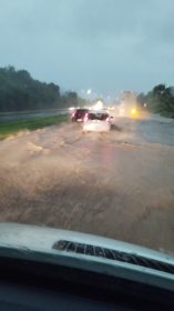 Vale do Ca tem temporal, queda de granizo e interdio de estradas