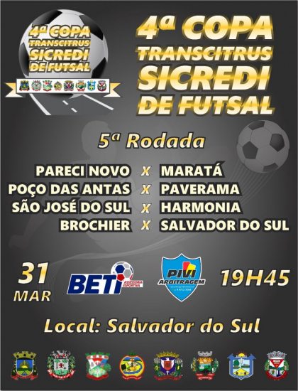 Salvador do Sul sedia quinta rodada da Copa Transcitrus