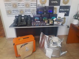 Polcia Civil e Brigada Militar apreendem 43kg drogas em So Jos do Sul