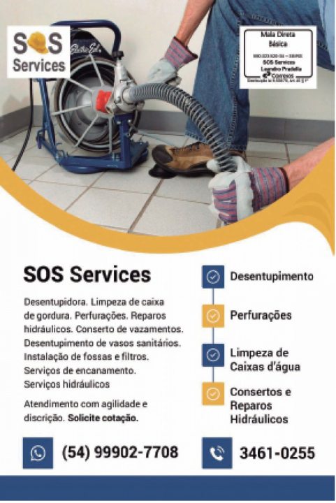 SOS SERVIOS  - Desentupimento