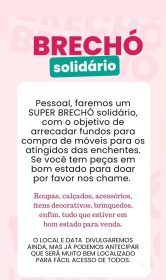 Brech solidrio solicita arrecadao para auxiliar atingidos pela calamidade climtica