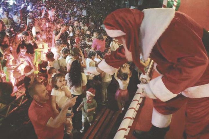 Natal da Alegria leva o Papai Noel ao interior