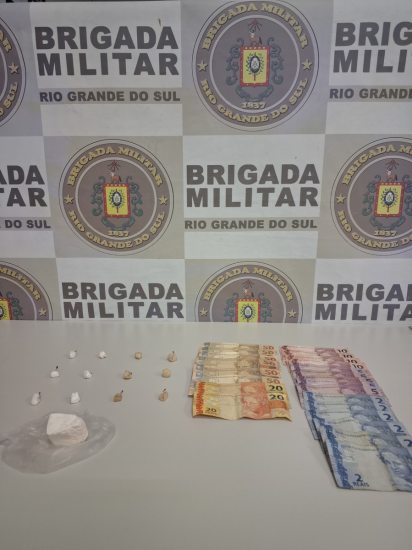 Trio  preso em Campestre Baixo por trfico de drogas