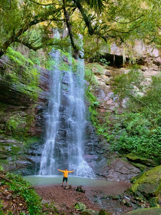 Cascata dos Bugres, em Alto Feliz