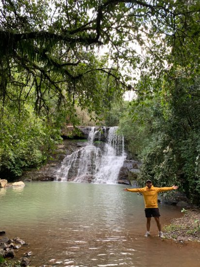 Cascata Santa Rita, em Tupandi