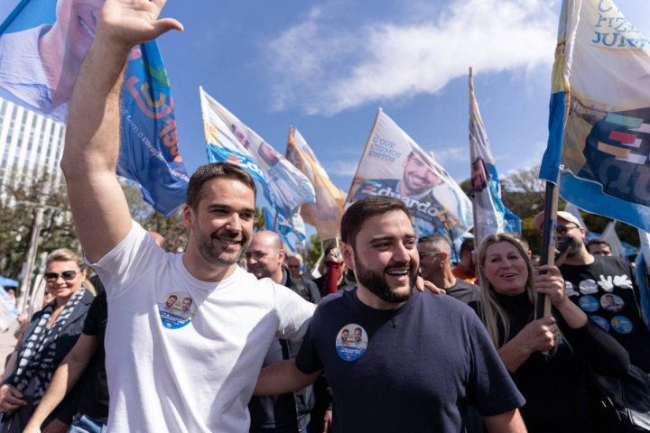 Eduardo Leite e Gabriel Souza